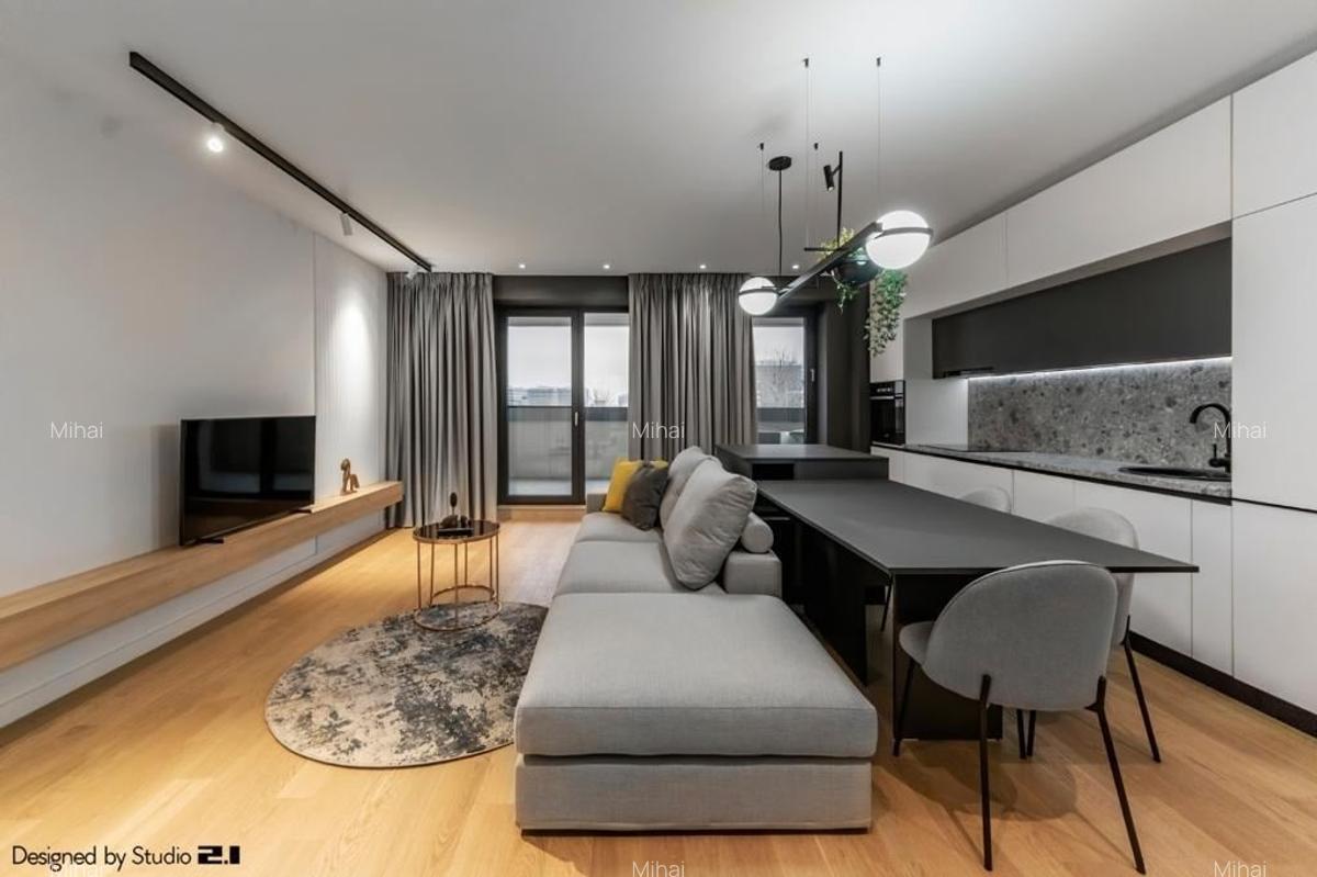 Apt 2 cam design premium–Aviatiei Tower Parcare + Balcon mare Direct Proprietar - 11