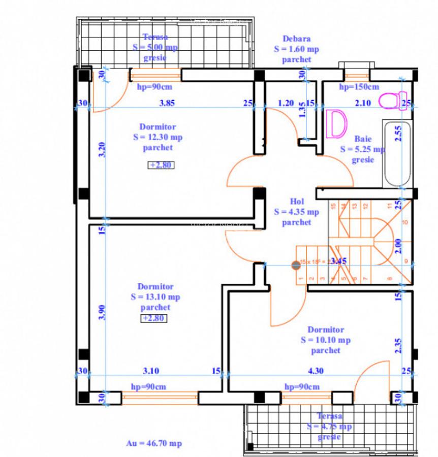 Casa Mobilata si Utilata, 4 Camere, Canalizare. Valea Adanca - 11
