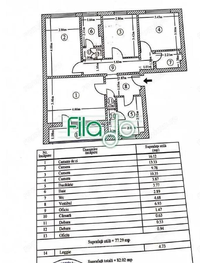 Apartament 4 camere Policlinica Titan - 1