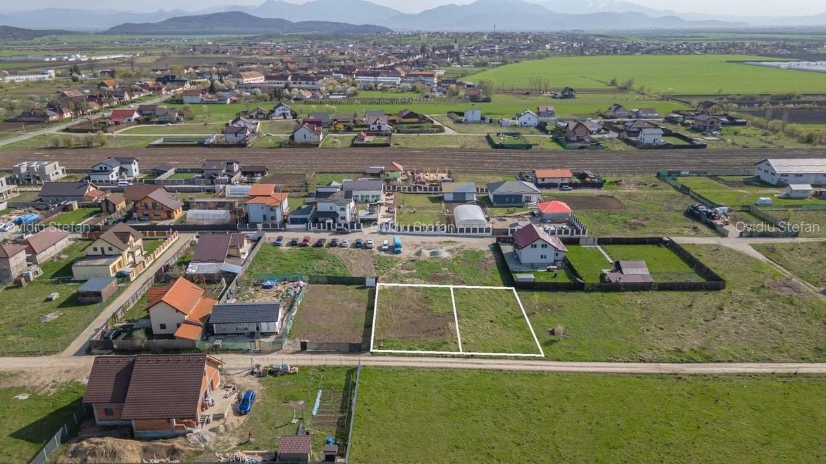 Teren 479 mp pentru construcții locuințe, Bod, utilități la stradă - 4