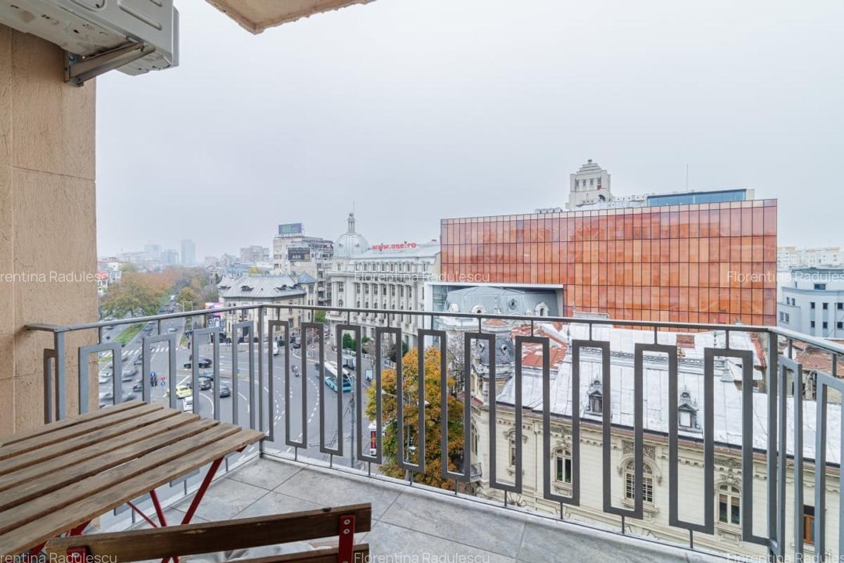 Apartament renovat complet, cu vedere spre ASE | Pta. Romana - 7