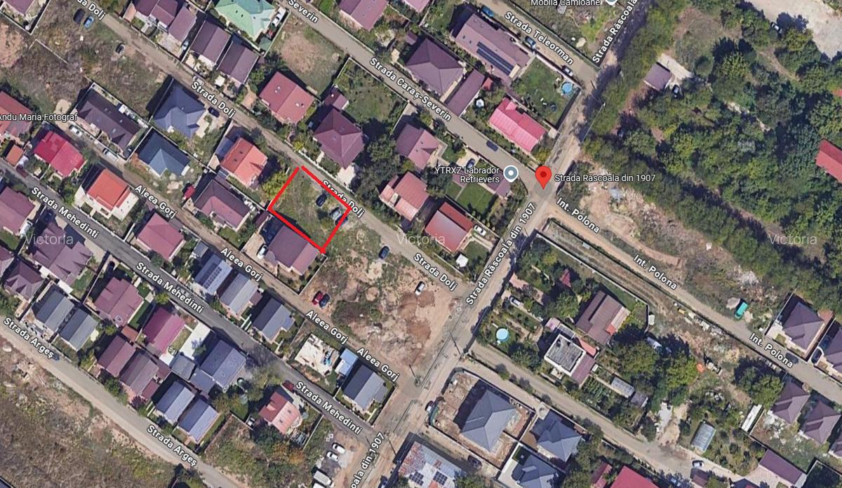 Rascoala 1907-Dolj,toate utilitatile la limita terenului,Urbanism P+2+M,asfalt - 1