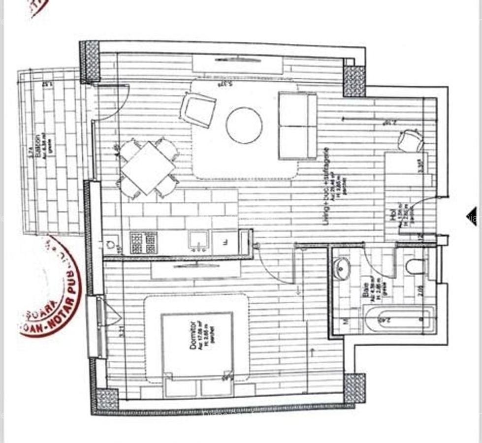 Apartament cu 2 camere nedecomandat, mobilat în Take Ionescu - 11