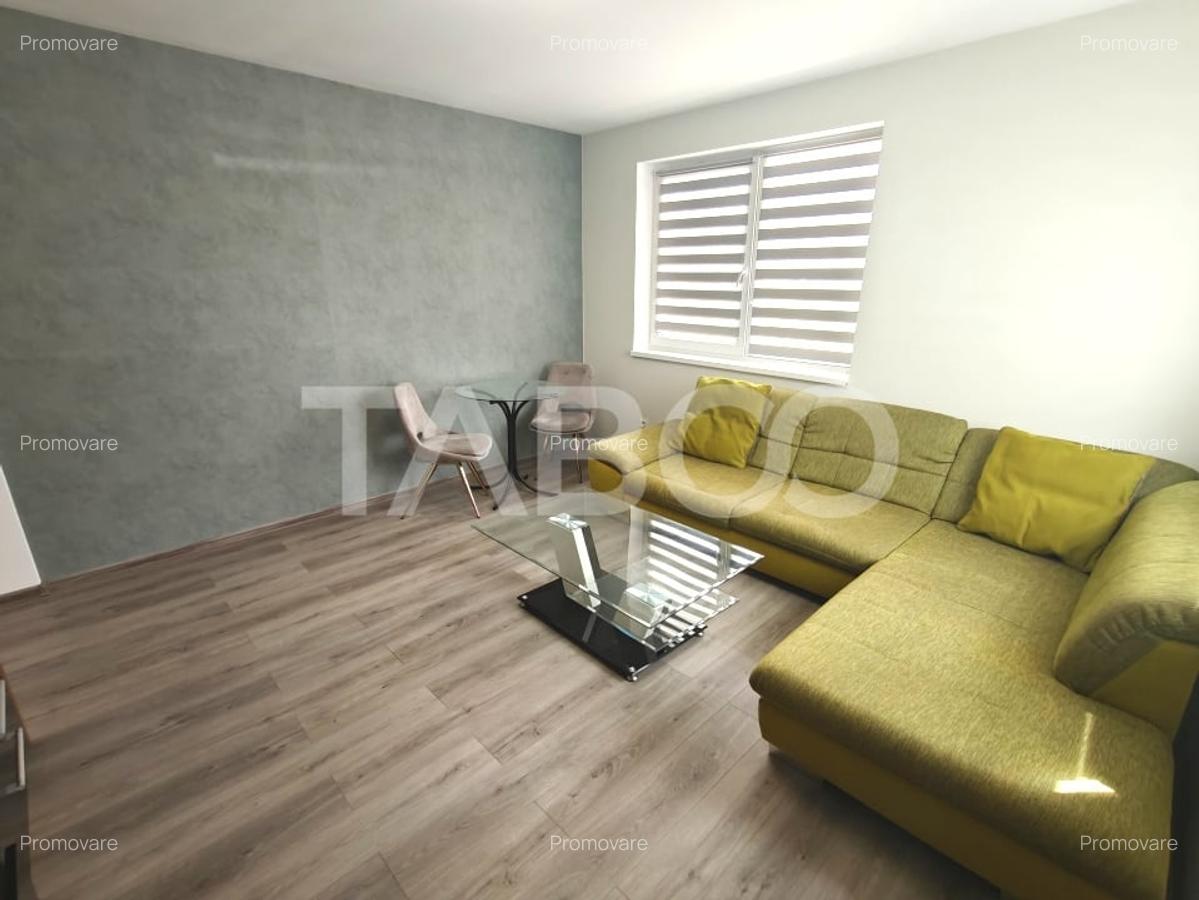Apartament mobilat si utiliat cu 3 camere 2 bai - 73 mp - comision 0 - 2