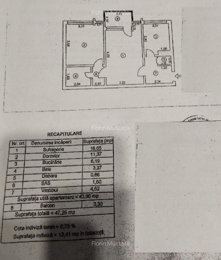 Apartament 2 camere Garii, confort 1, mobilat. - 9