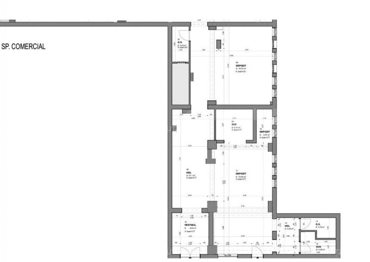 Spatiu comercial de inchiriat, 285 mp, zona Calvaria - 4