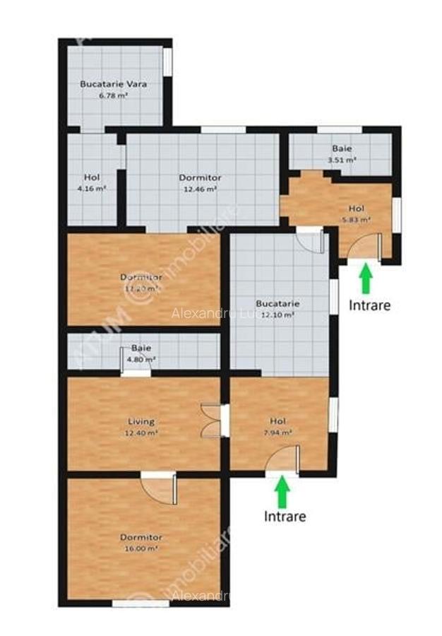 Casa individuala 4 camere si teren de 395 mp zona Trei Stejari Sibiu - 26