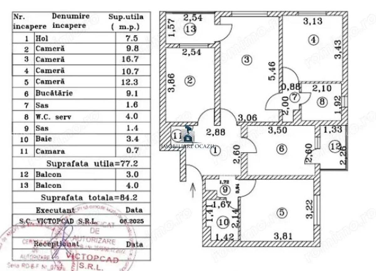 Apartament 4 camere Semidecomandat Panselelor - Aparatorii Patriei - 5