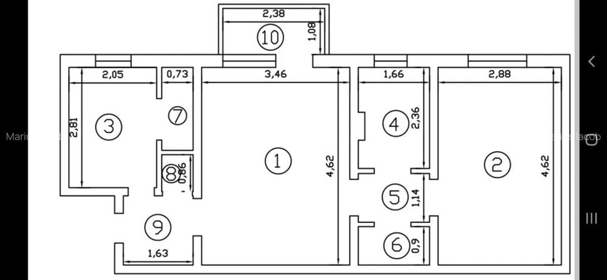 Apartament 2 camere-Podu Ros-Palas Mall-etaj intermediar-bloc fara risc - 4