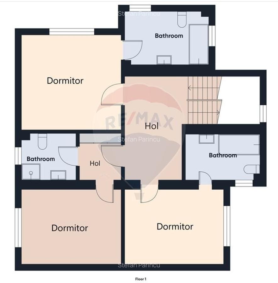 Vila luminoasa cu 5 camere si garaj, in ansamblu inchis - zona Pipera - 2