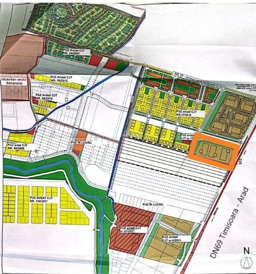 Timisoara Nord - Sanandrei - Teren industrial - P.U.Z. finalizat - utilitati - 4
