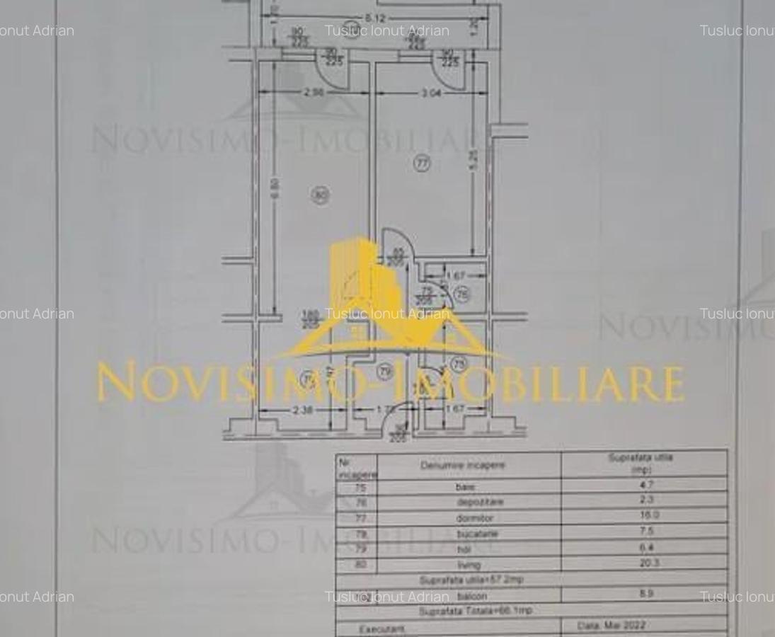 APARTAMENT CU DOUA CAMERE IN ZONA B-DUL BUCURESTI - 1