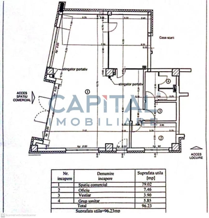 Spatiu Comercial 96mpu, la strada, Parcare Subterana, Zona Garii, Comision 0% - 2