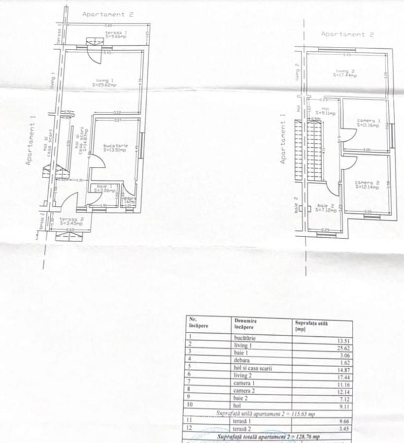 Duplex cu 4 camere - zona parcului Terra - 3