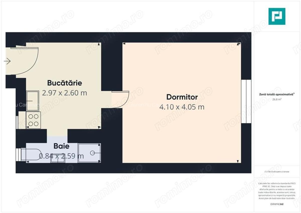 Apartament cu 1 camera - Complex Studen?esc - 8