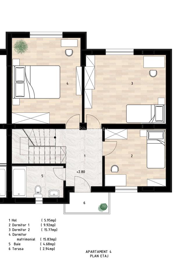 Soseaua Oltenitei-Case Insiruite-P+1+M - 5 camere-165 mp+curte - 6