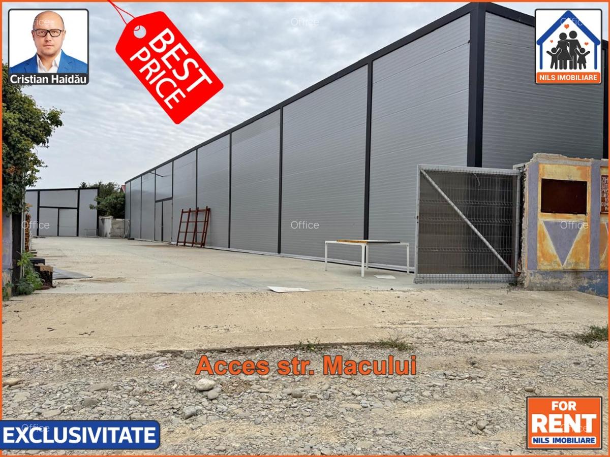 2 x Hala 500mp | 3,2e/mp! | E85 si Macului |Utilitati | Afumati IF - 8