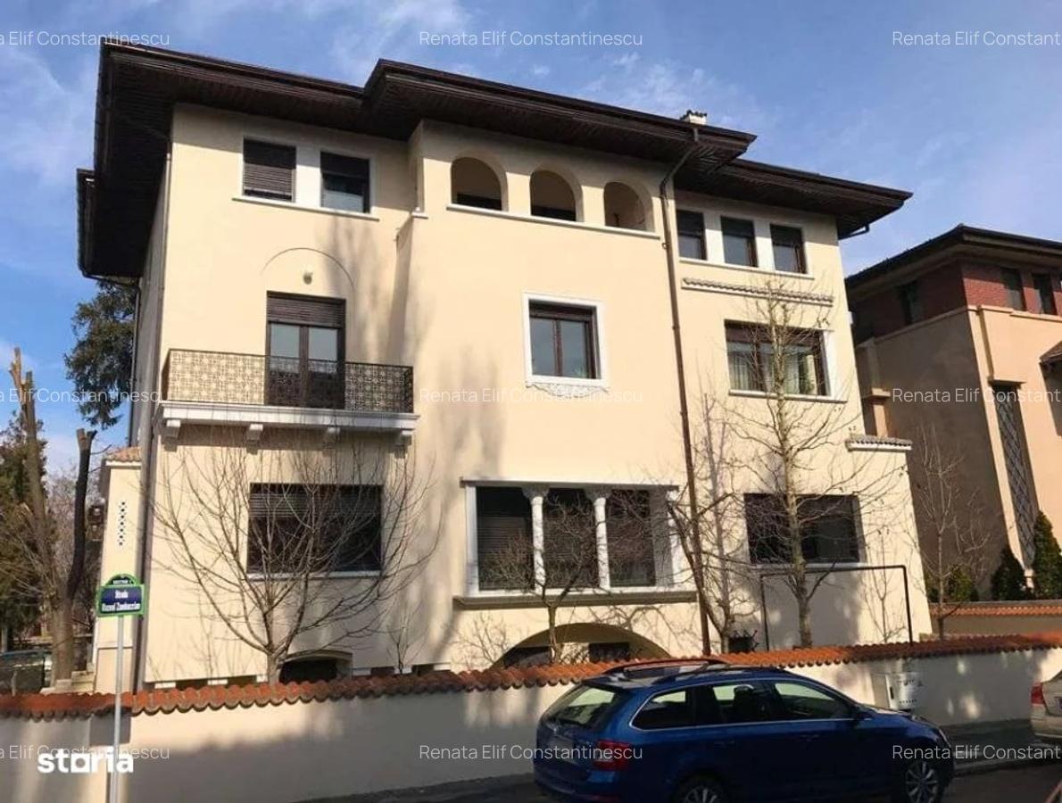 Apartament de inchiriat 5 camere Aviatorilor - Dorobanti, etaj 1 si curte comuna - 1