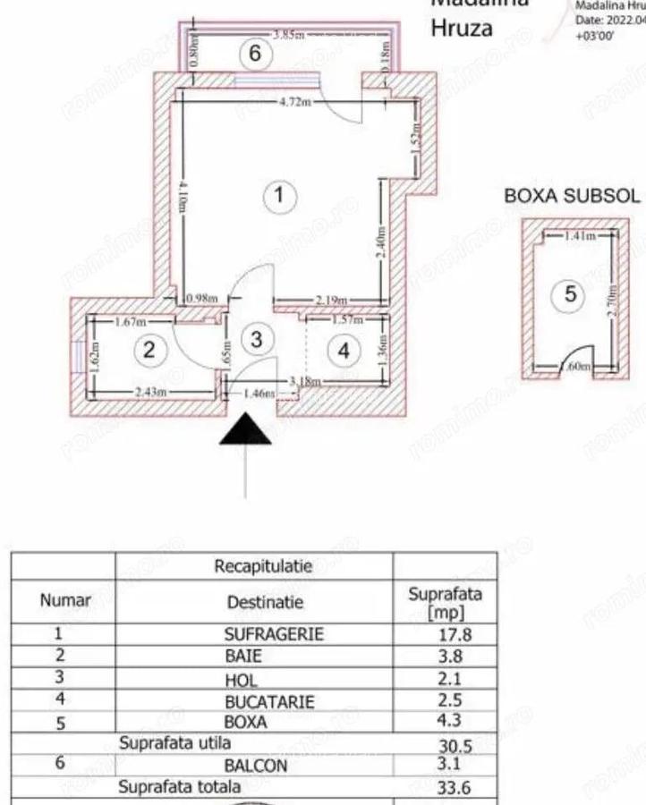 Garsoniera Vasile Lascar 33, bloc 1979 - zona Batistei - Armeneasca - 15