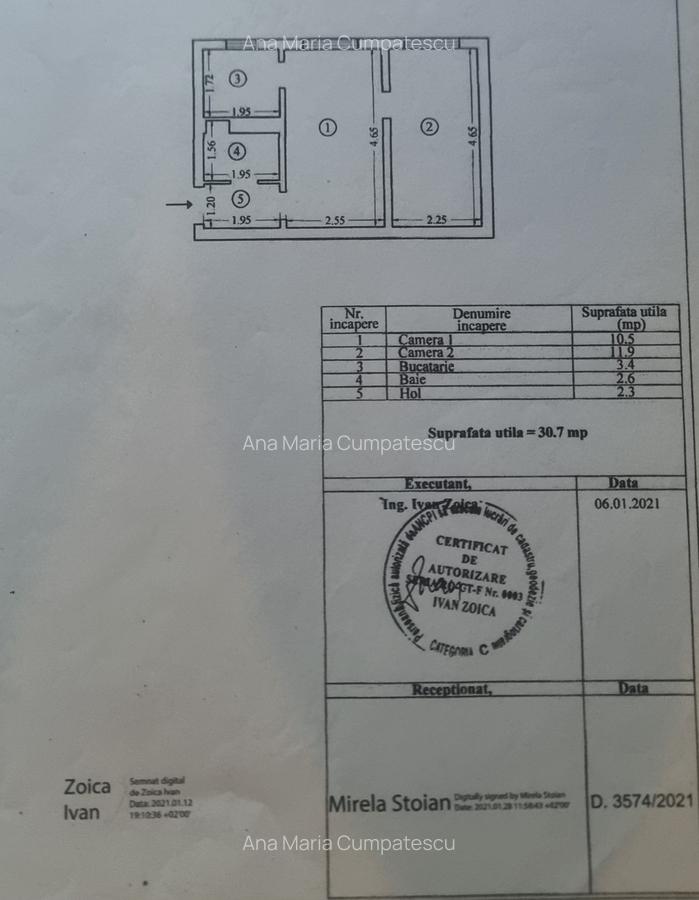 Apartament  2 camere Tomis Nord et 1 - 1