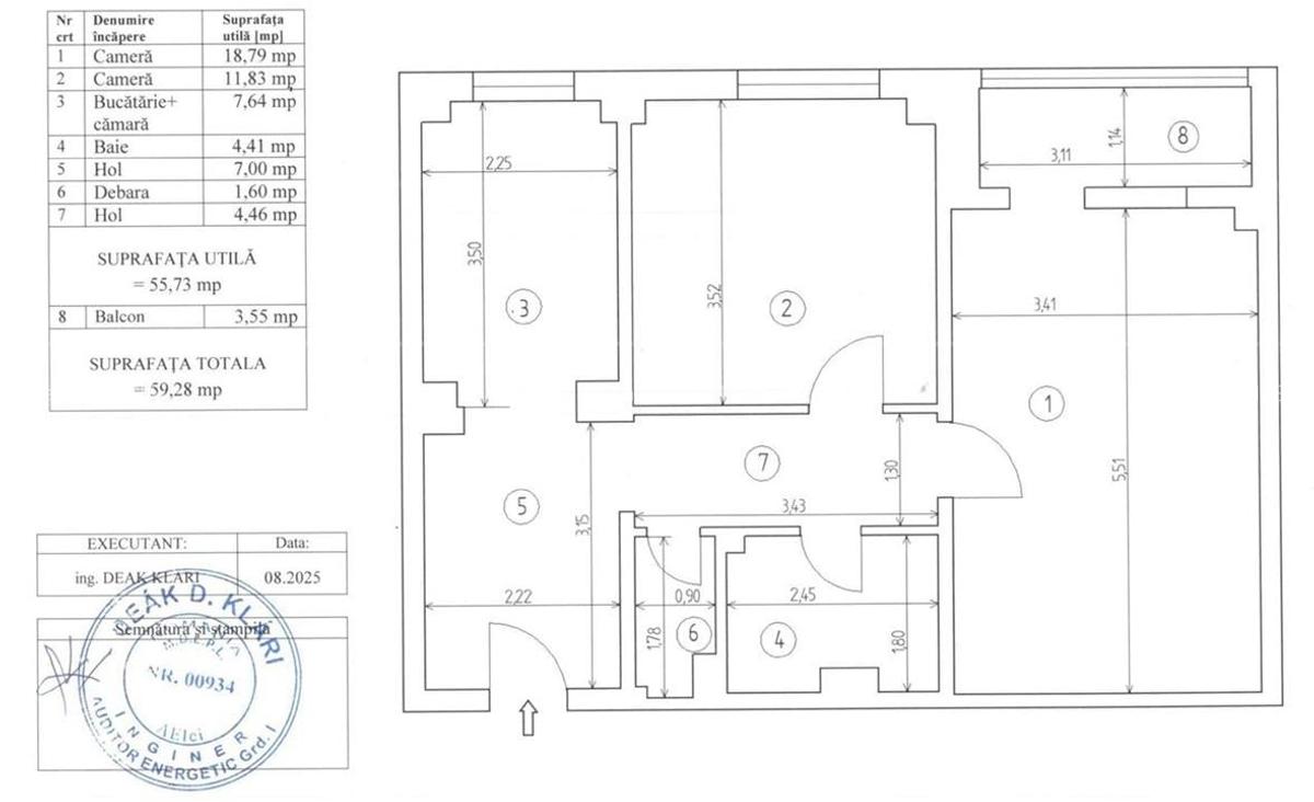 Apartament decomandat cu 2 camere Centrul Civic - 12