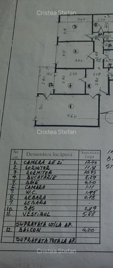 Vanzare apartament 3 camere Polonă Ștefan cel Mare - 3