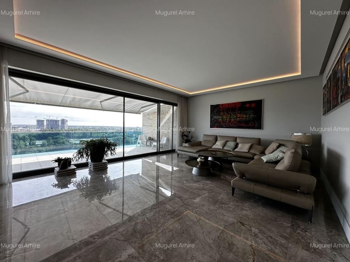 Penthouse Spatios cu Vedere catre Lac in Floreasca - 3