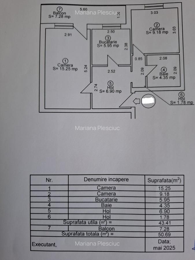 Apartament 2 camere decomandat zona Rahovei - 6