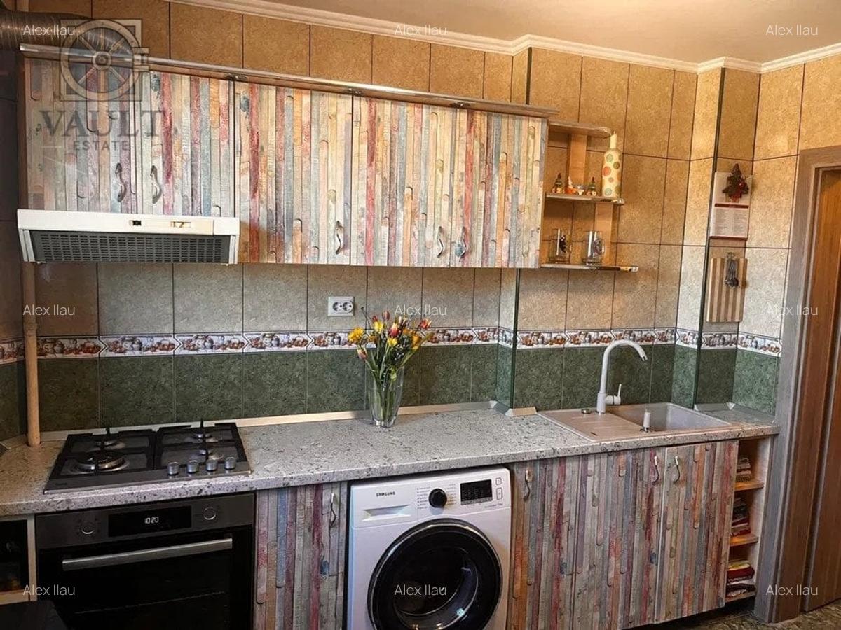 Apartament cu 3 camere semidecomandat, mobilat în Ștefan cel Mare - 5