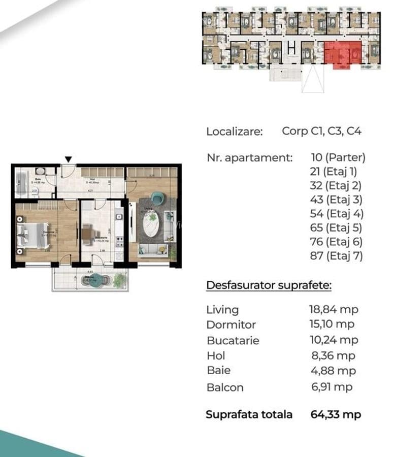 DECOMANDAT 2cam spatios, aproape metrou Berceni-pret promoțional! - 1