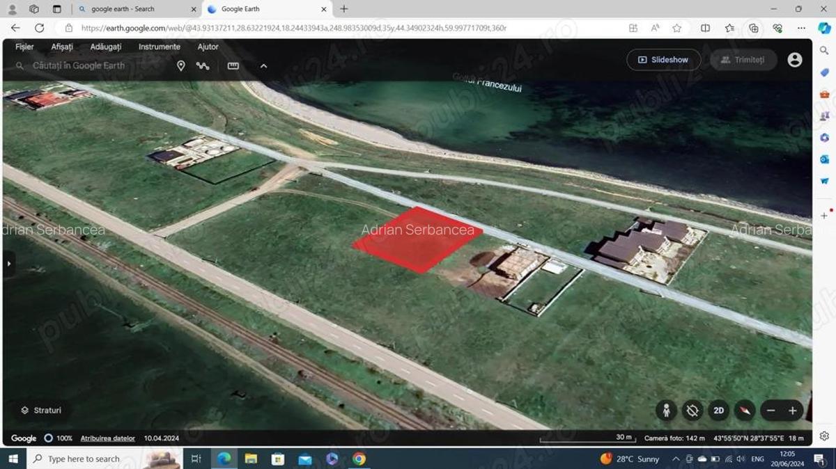 Costinesti Golful Francez 1000mp 26m 89000euro - 2