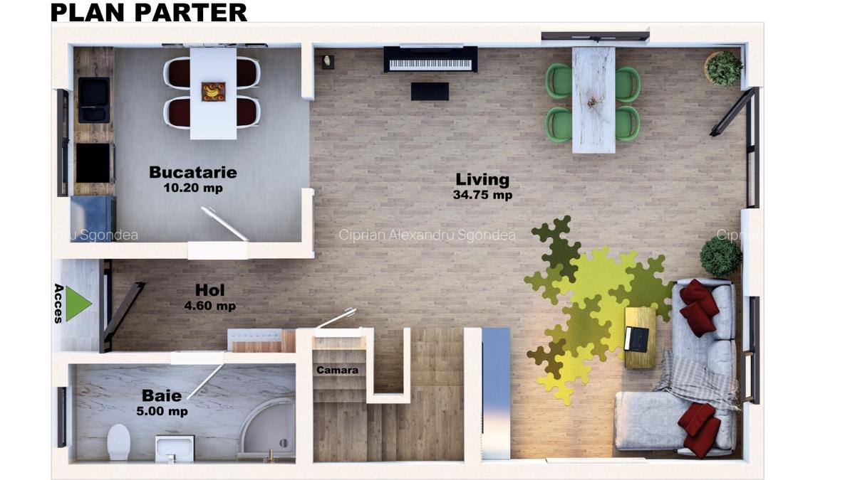 Duplex Intabulat In Izvor De Vanzare 110 mp Utili 258 mp Teren - 9 Duplex Intabulat In Izvor De Vanzare 110 mp Utili 258 mp Teren - 9