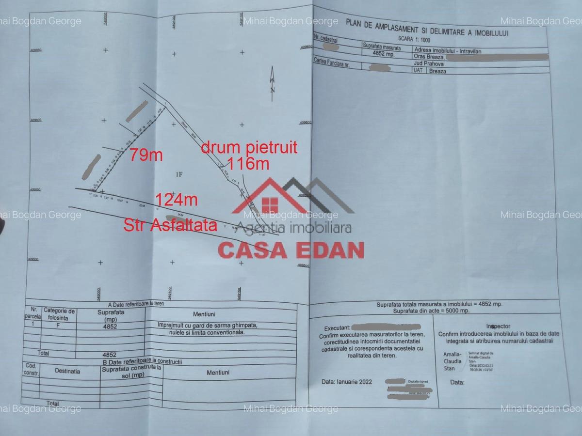 Teren Construcții intravilan de 4852 mp, în Breaza - 2