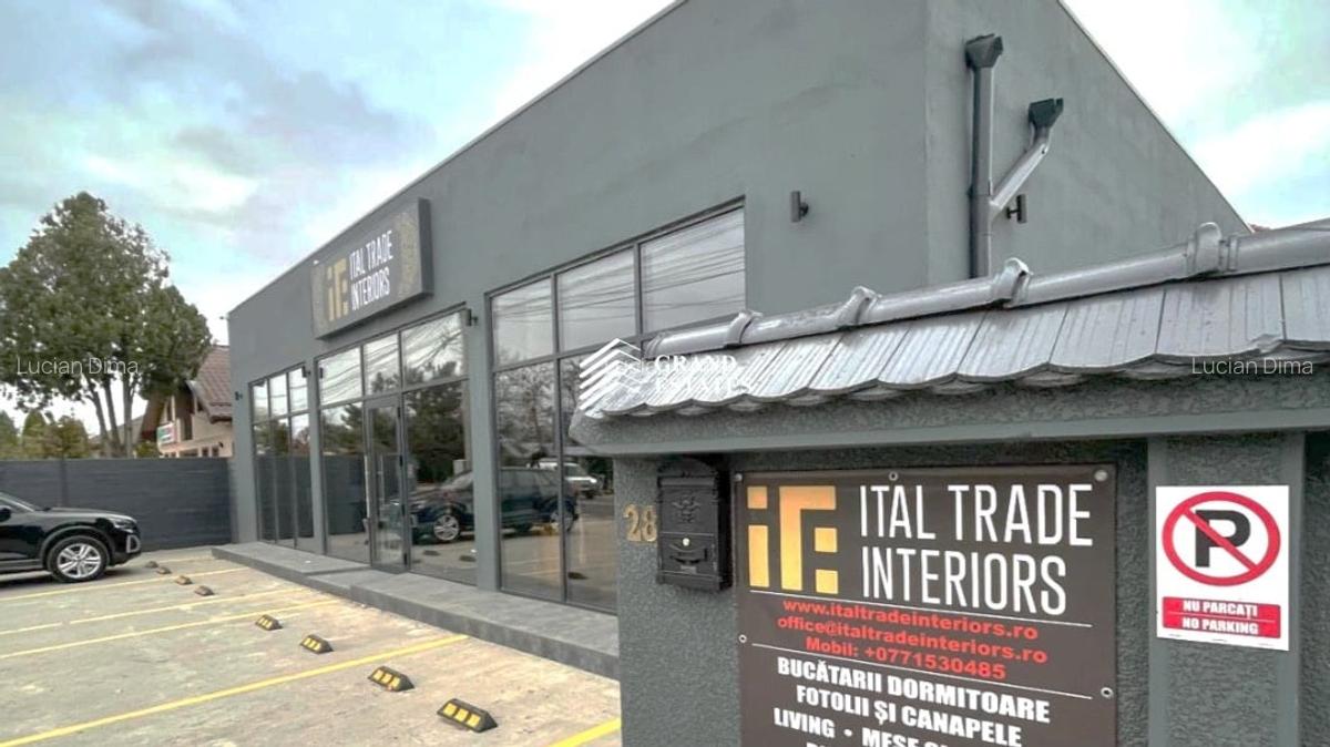 Spatiu comercial de inchiriat I vitrina generoasa I 5 locuri de parcare I 0% - 2