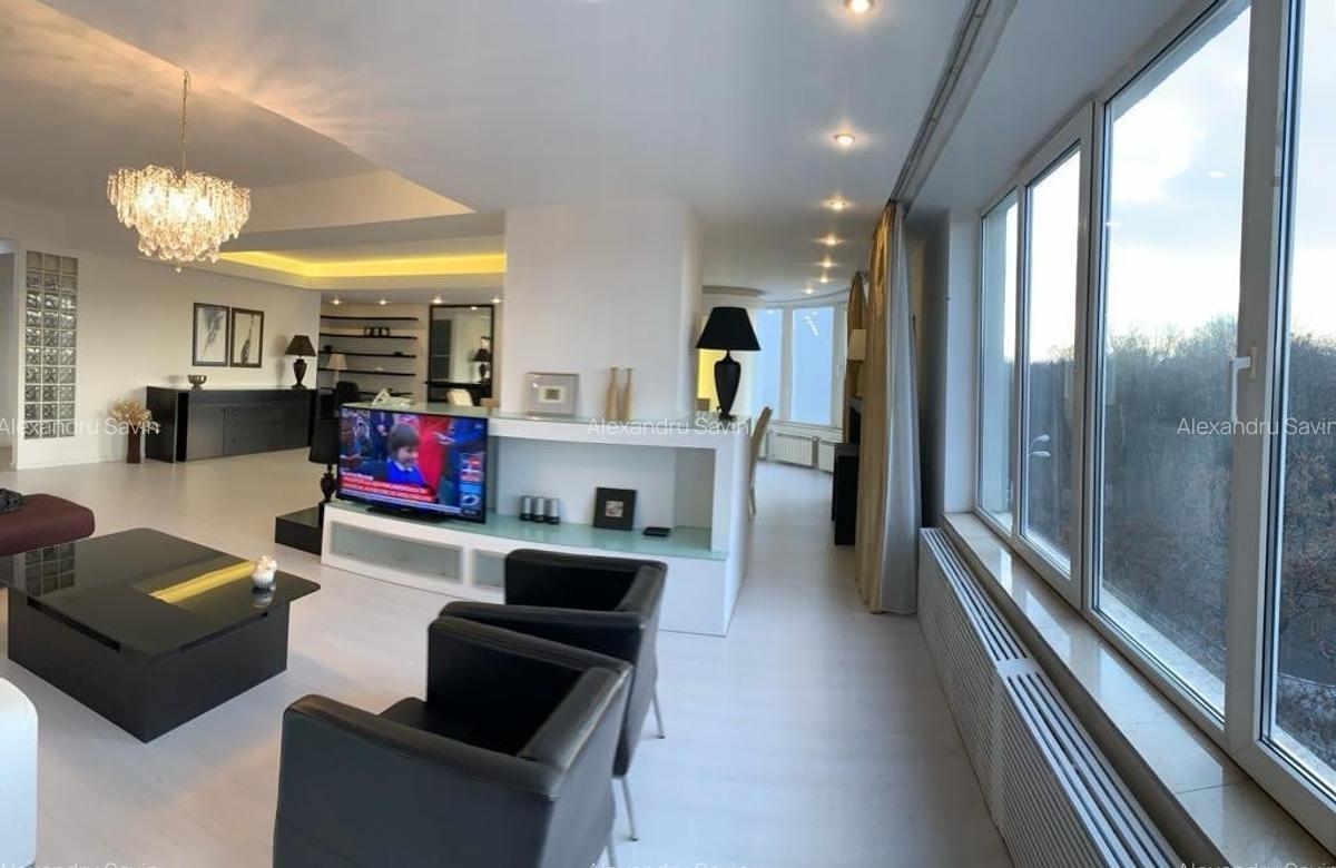 De inchiriat apartament cu 4 camere Herastrau Nordului - vedere parc - 2