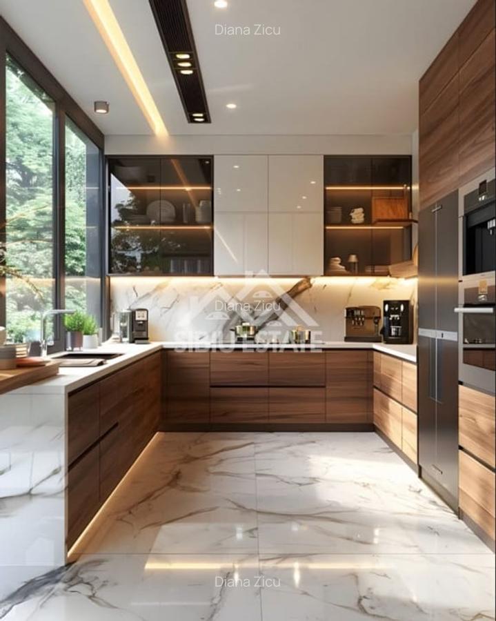 Casa 4 camere, 2 bai, curte si terasa Sibiu Calea Cisnadiei - 8