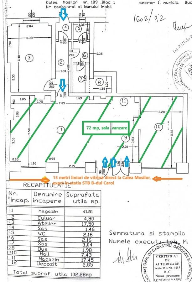 Spațiu comercial, 104 mp în Moșilor - 5