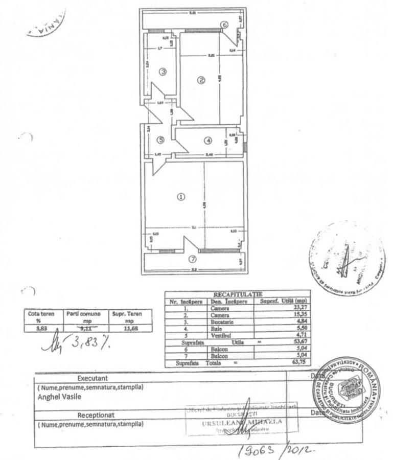 Apartament cu 2 camere de vanzare in zona Lujerului - 1