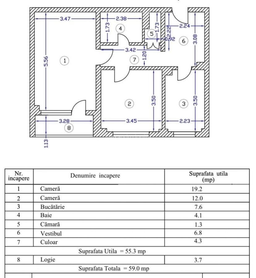 Vanzare apartament 2 camere–6 minute metrou Dristor Traian Popovici - 9