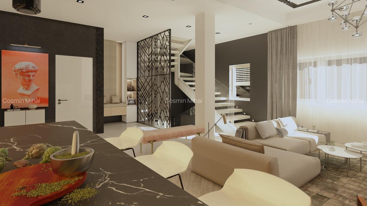 Apartament 4 camere-Penthouse-Scara interioara-Terasa 70mp-Finalizat-Parc Carol - 5