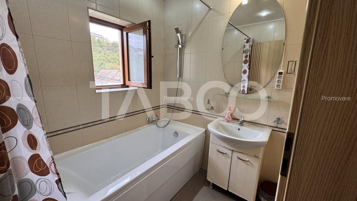Apartamanet 3 camere de inchiriat mobilat utilat 70 mpu Tilisca Sibiu - 6