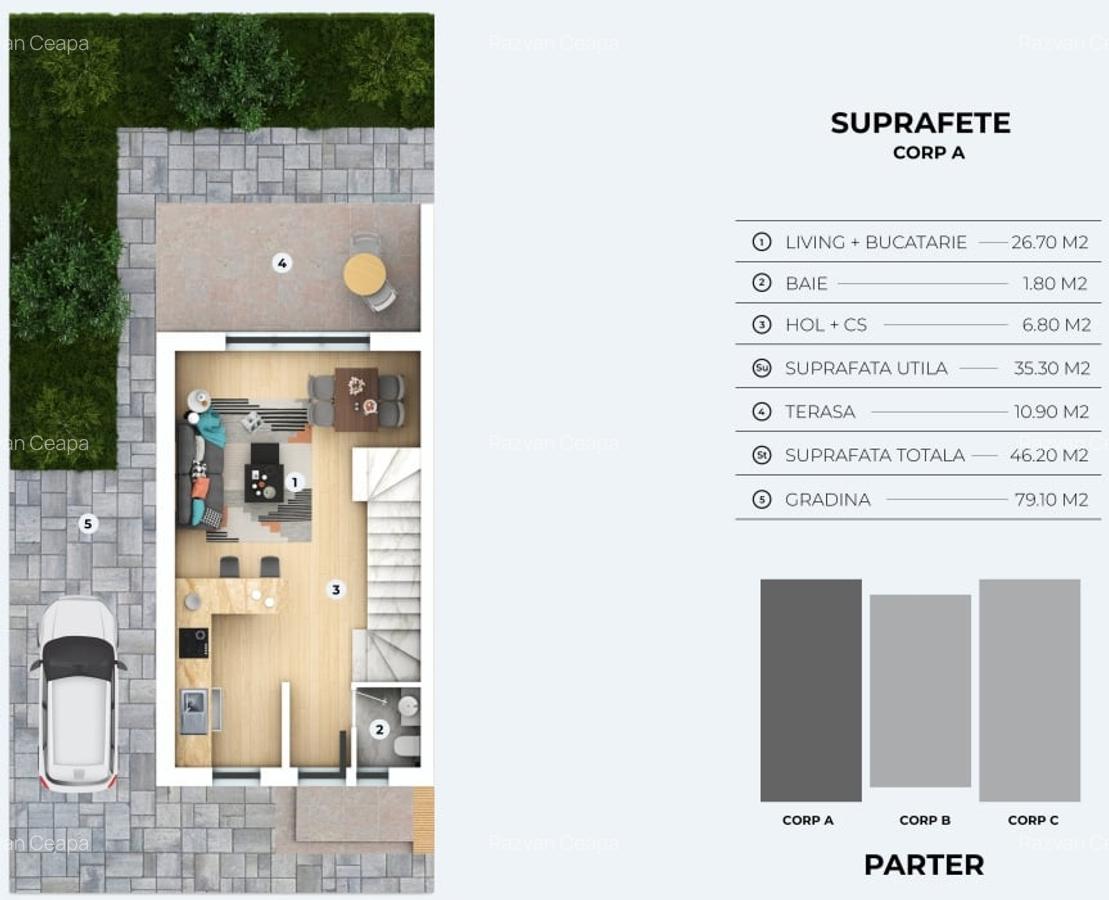 Triplex 4 camere | 0 comision | Otopeni Odai - Drumul Viilor - 6