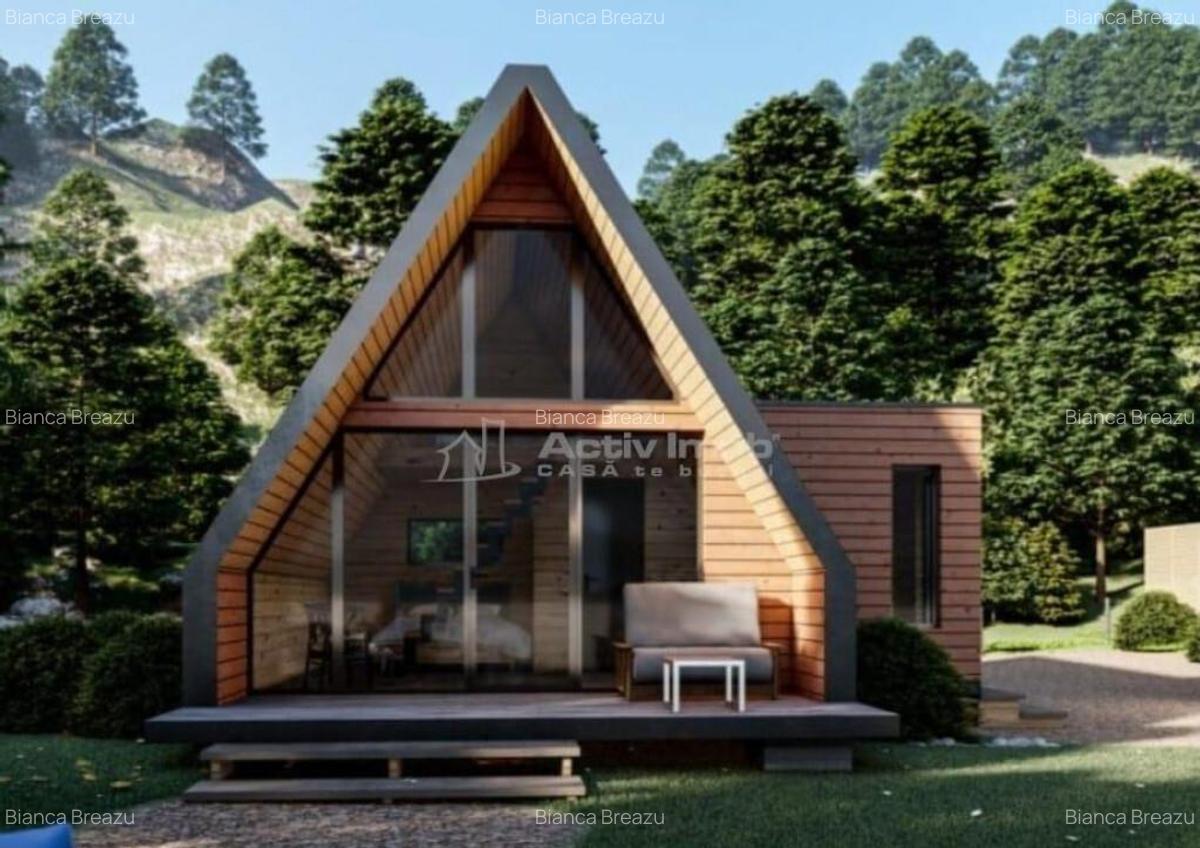 Casa - Pe structura de lemn si panouri SIP - 2