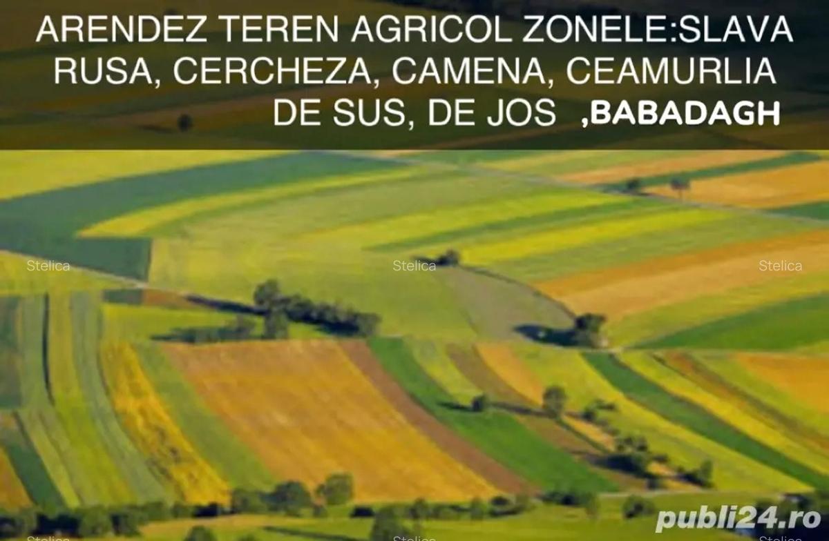 Preluam teren agricol in arenda - 1