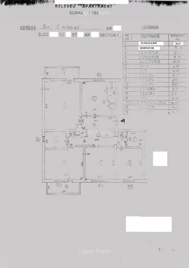 Aviatiei 4 camere decomandate, direct propietar, comision 0% - 12