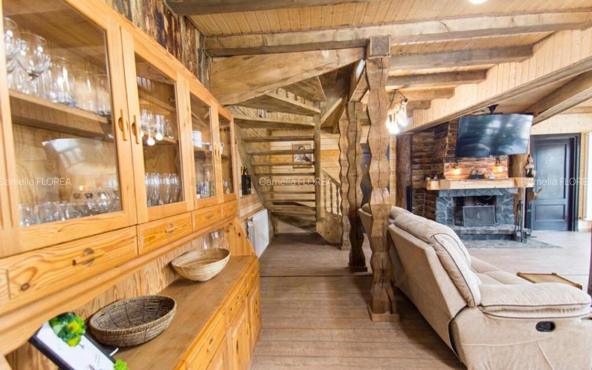 Casa de vacanta sau rezidentiala cu lac si ciubar Nucsoara-A - 17