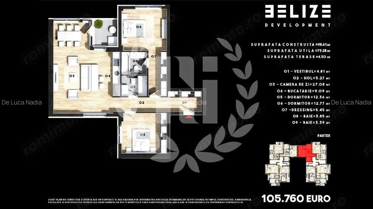 APARTAMENT 3 CAMERE DECOMANDAT 79 MP - 6