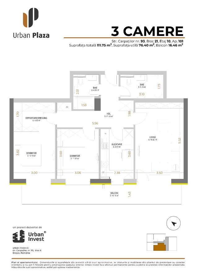 Urban Plaza - Apartamente Premium in Brasov - 9 Urban Plaza - Apartamente Premium in Brasov - 9