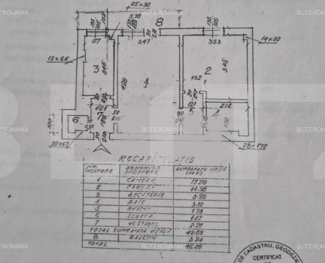 Apartament 2 camere | 46 mp | Piata Victoriei - 6