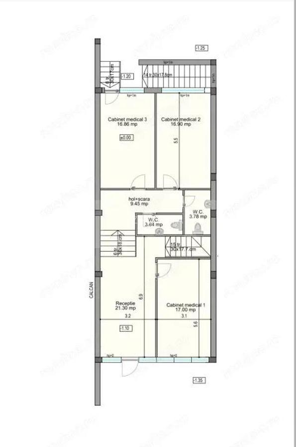Spatiu medical, 145 mp utili, D+P, la cheie, zona centrala! - 6